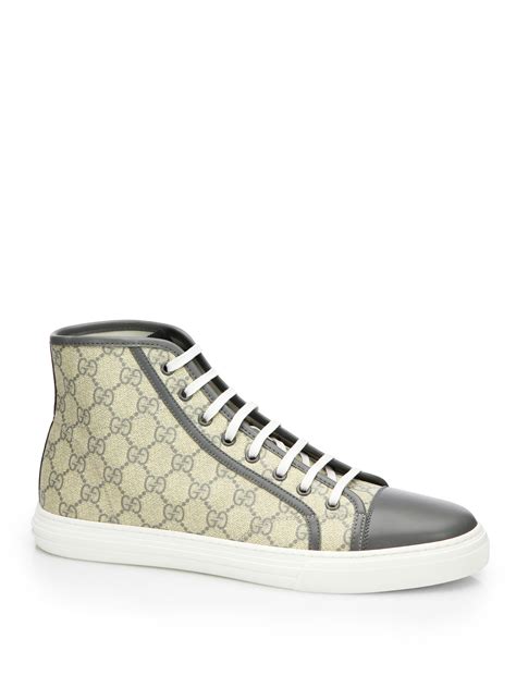 gucci high top sneakers heren|Gucci high top sneakers beige.